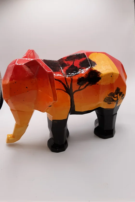 Faceted Elephant