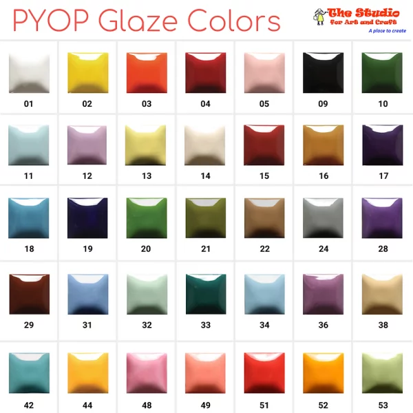 PYOP Glaze Colors